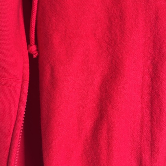 PINK IVY FLEECE CAMPUS FULL-ZIP HOODIE WOMEN'S  MEDIUM RELAXED FIT  RED NEW - Picture 14 of 14